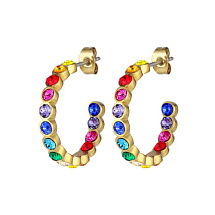 Серьги HOLLY SG RAINBOW Dyrberg Kern 390110