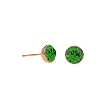Пусеты Fern Green Fiore Luna SWE298 FG RG