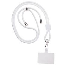 Ремешок на шею для телефона Риксо, белый