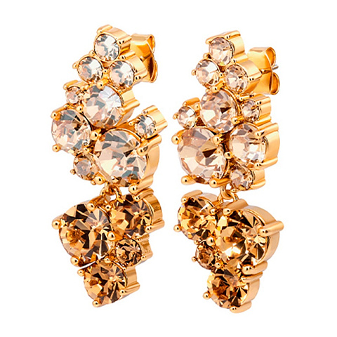 Серьги MARIGOLD SG GOLDEN Dyrberg Kern 480047 - рис 4.