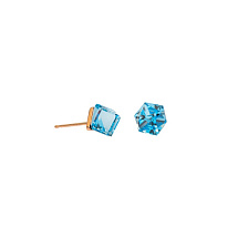 Пусеты Aquamarine Fiore Luna SWE1127/2 A RG