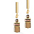 Серьги Braun Coeur de Lion 5086/21-1100 - миниатюра - рис 2.