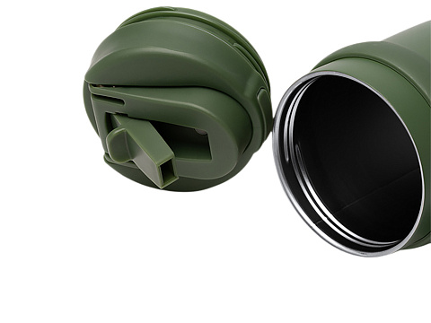 Термокружка KALAM/КАЛАМ с двойными стенками, темно-зеленый - рис 4.