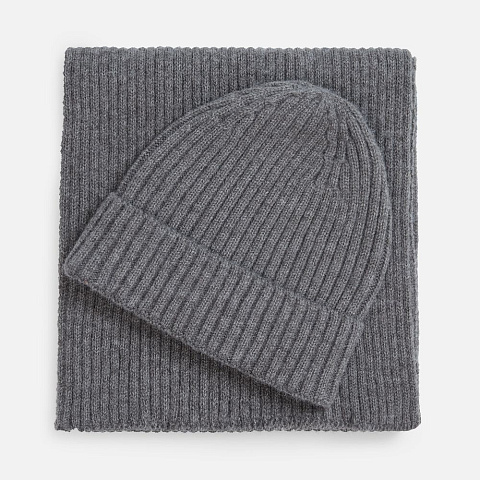 Набор Laconi, темно-серый меланж - рис 4.