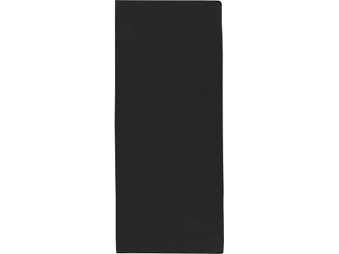 Lucas спортивное полотенце из переработанного полиэстера 30х80 см - сплошной черный - рис 3.