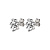 Серьги BILLIS SS CRYSTAL Dyrberg Kern 460047 - миниатюра