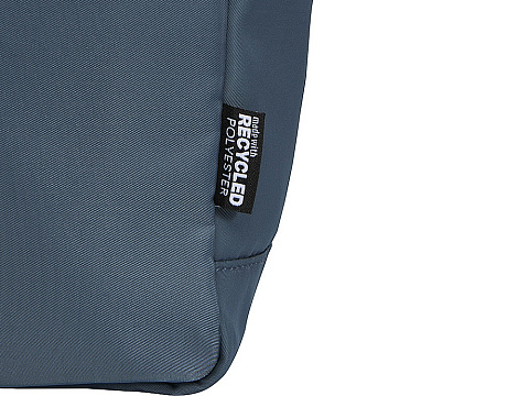 Трип 14 Эви рюкзак для ноутбука из переработанного материала объемом 9 л, серо-синий - рис 7.