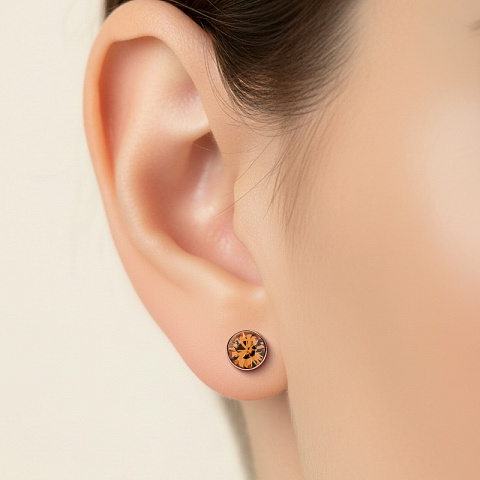 Пусеты Sunflower Fiore Luna SWE298 SF RG - рис 2.