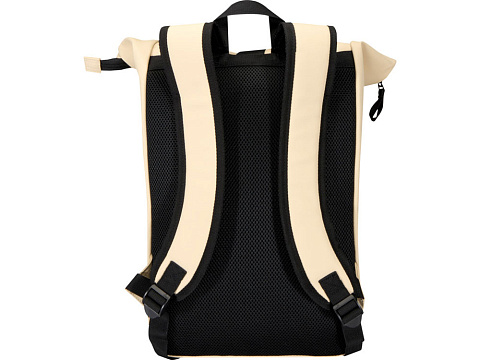 Переработанный рюкзак Реси Плюс 15 GRS с закручивающимся верхом объемом 18 л, бежевый - рис 3.