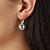 Серьги BEGONIA SS CRYSTAL Dyrberg Kern 460042 - миниатюра - рис 4.