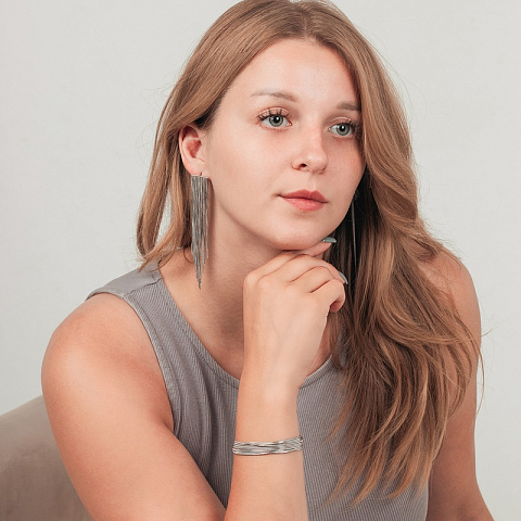 Серьги Дождь Fiore Luna AWE3086-S - рис 4.