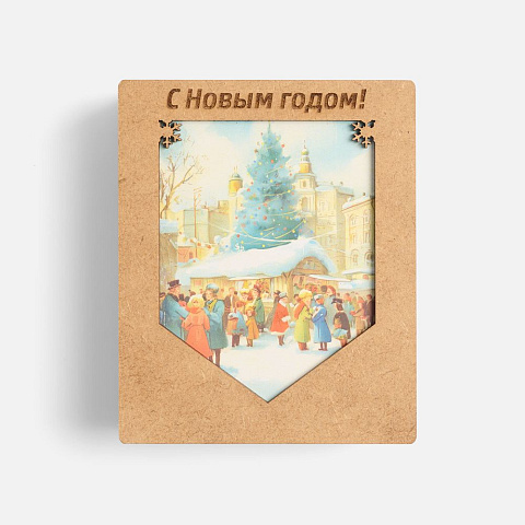 Деревянные флажки «Праздничные мотивы» - рис 3.