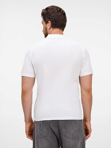 Рубашка поло унисекс Tervise, белая - рис 6.