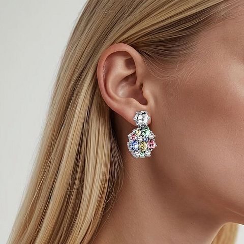 Серьги FREESIA SS PASTEL - рис 3.