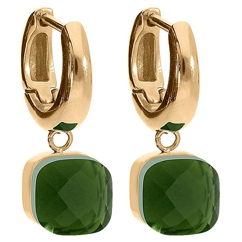 Серьги FIRENZE (G) Oliv Qudo 107001/20-4900 - рис 2.