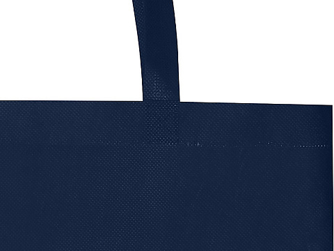 Экосил эко-сумка с ластовицей из нетканого материала, переработанного по стандарту GRS, объемом 12 л, темно-синий - рис 4.