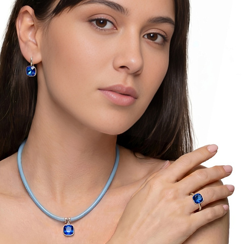 Серьги Royal Blue Delite - рис 3.