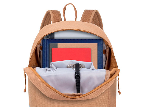 RIVACASE 5422 beige Небольшой городской рюкзак, 6л / 12 - рис 18.