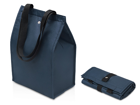 Складная сумка-холодильник Refresh, синий нэйви