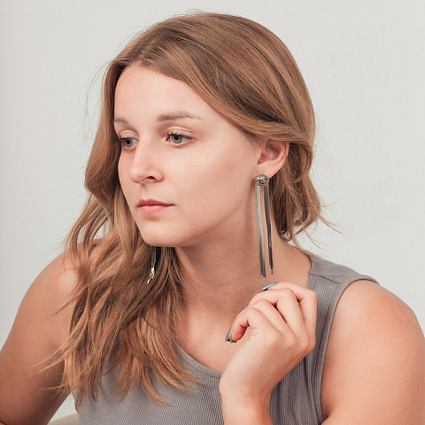 Серьги Узел Fiore Luna AWE1061-S - рис 4.