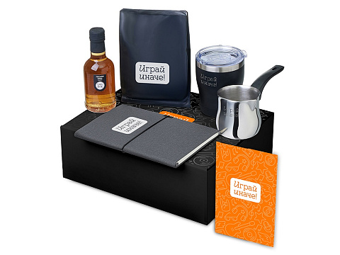 Подарочный набор Re:y. Routine с туркой, термокружкой и кофе