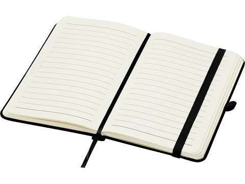 Блокнот Spectrum Plus формата A6 в твердой обложке - сплошной черный - рис 4.