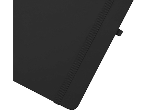 Nexus блокнот формата А5 в твердой обложке с ручкой и карандашом - сплошной черный - рис 5.