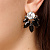 Серьги DRAGO SG BLACK / CRYSTAL Dyrberg Kern 470021 - миниатюра - рис 2.