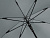 Зонт-трость Reviver с куполом из переработанного пластика, серый - миниатюра - рис 5.