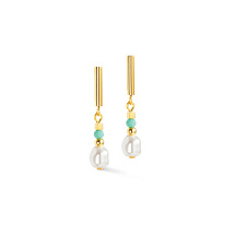 Серьги Mint Green Coeur de Lion 4358/21-0522