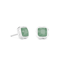Серьги Green-Silver Coeur de Lion 1200/21-0517