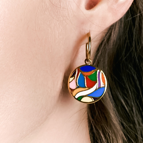 Серьги Fiore Luna AE13600-15 - рис 2.