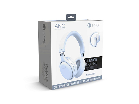 Беспроводные наушники HIPER SILENCE ANC HX3, белый (Р) - рис 4.