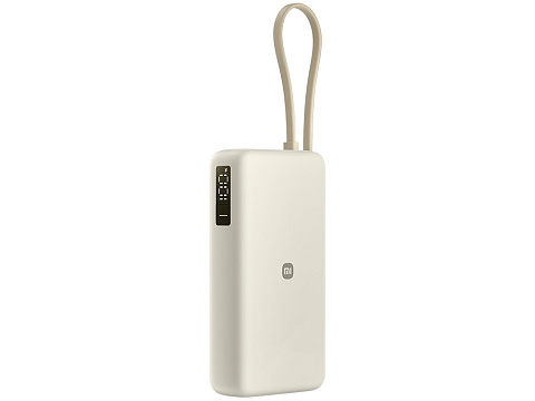 Внешний аккумулятор со встроенным кабелем Xiaomi 67W Power Bank 20000 (Integrated Cable) Tan - рис 2.