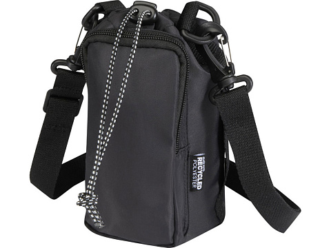 Трип Эви дорожная сумка для бутылок из переработанного материала объемом 2 л, черный - рис 4.