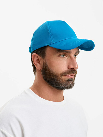 Бейсболка Yonkers, ярко-голубая - рис 7.