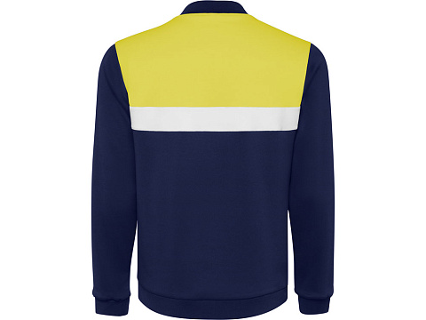 Спортивная куртка Leros унисекс, желтый/синий нэйви - рис 2.