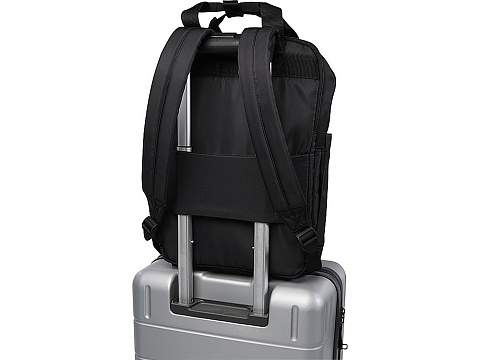 Трип 14 Эви рюкзак для ноутбука из переработанного материала объемом 9 л, черный - рис 4.