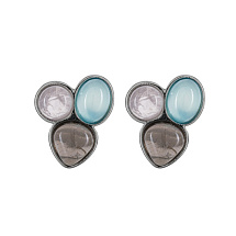 Серьги Azul, Q.Roze, Obs Fume Possebon A0292.20.7.11 S