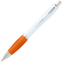 Nash шариковая ручка из переработанной пластмассы - Оранжевый (синие чернила)