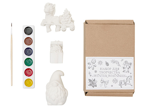 Набор для творчества из гипса Winter Whinnies - рис 3.