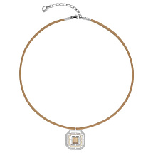 Колье Beige-Silver