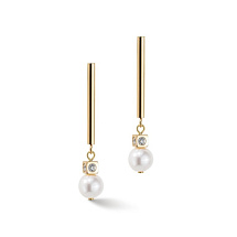 Серьги Asymmetry White-Gold Coeur de Lion *1102/21-1416