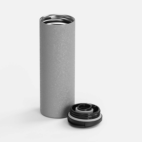 Термостакан Bilance, серый - рис 3.