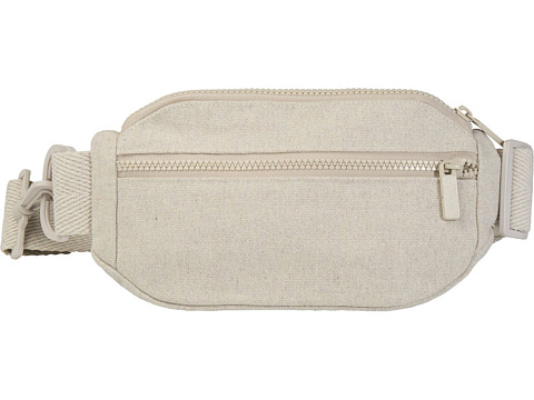 Кресент сумка через плечо Aware™ плотностью 500 г/м² из переработанного материала, бежевый - рис 2.