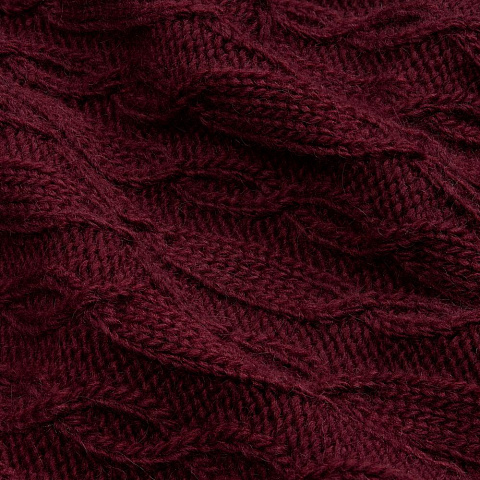 Плед Knitline, темно-красный (бордовый) - рис 5.