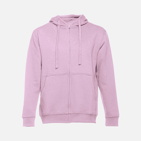 Толстовка мужская на молнии с капюшоном Amsterdam, сиреневая - рис 2.