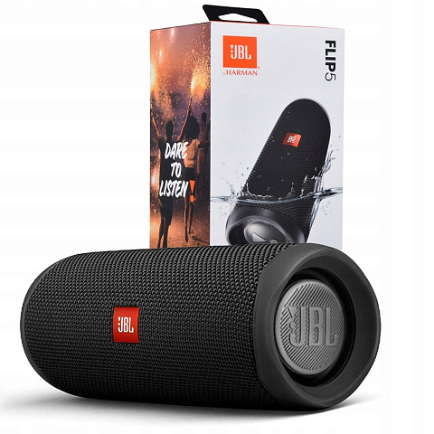 Беспроводная колонка JBL Flip 5, синяя - рис 7.