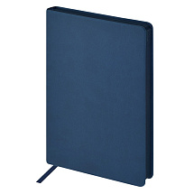 Ежедневник А5 Megapolis Color New soft-touch, темно-синий
