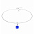 Колье FIRENZE (S) Lapis Qudo 107000/48-4723 - миниатюра